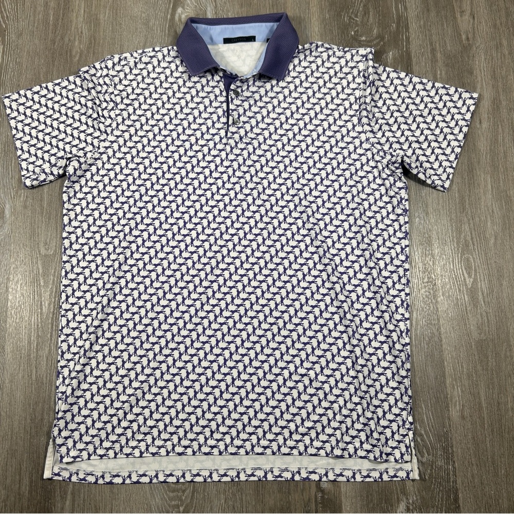 Greyson Golf Workday All Over Print Polo Shirt Men’s Size Large